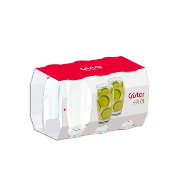 Set 6 Vasos Dubai Bebidas 439Cc