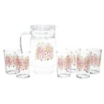 Jgo Jarra X 7 Pzsdec Feliz Pink (1 Set Completo)