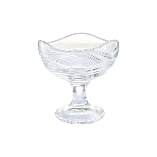 Set x4 Copas Cuadrado Borde Irregular 222 ml