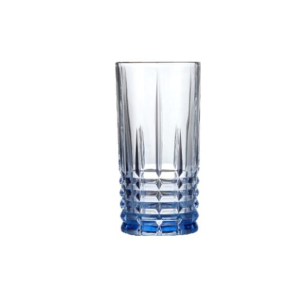 Set X 6 Vaso Alto Labrado Azul 400Ml