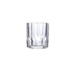 Set X 6 Vaso Bajo Labrado Transp 328Ml