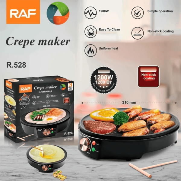 Maquina Crepe R.528 1200W Raf