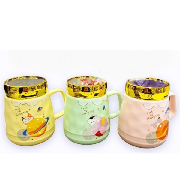 Taza Espejo Con Diseño De Gatos
