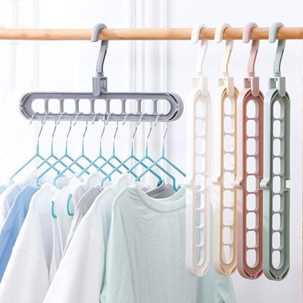 Gancho De Ropa Organizador Multifuncional 360°
