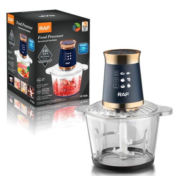 Procesador De Alimentos De Vidrio 3L R7038 Raf