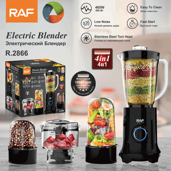 Licuadora 4 En 1 Raf 400W R.2866