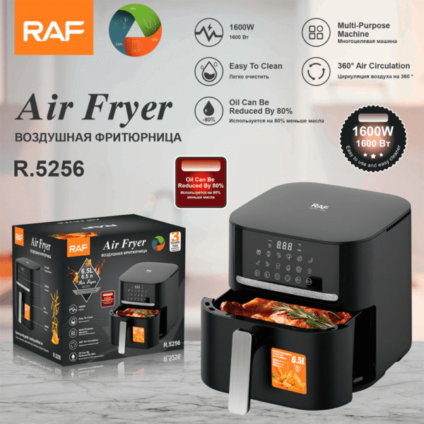 Freidora De Aire Digital 6.5L Raf R.5256