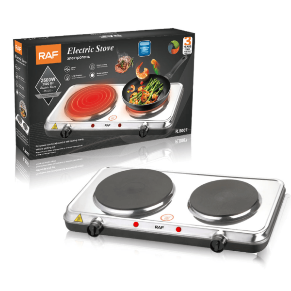Cocina Electrica 2 Hornillas R 8007 Raf