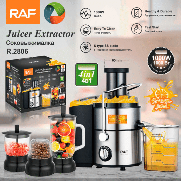 Extractor Electrico 4 En 1 Raf R.2806