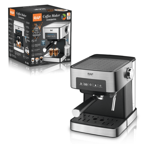 Maquina De Cafe Raf R.136 De 1.6L De 850W