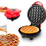 Waffle Mini Eléctrica Antiadherente