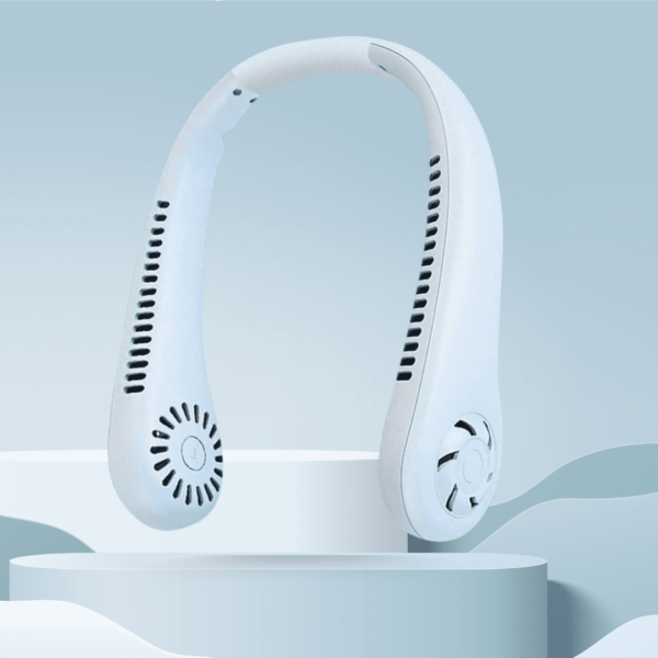Ventilador Para Cuello Portatil Recargable Blanco