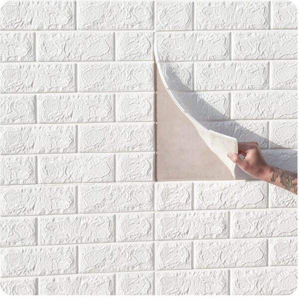 Lamina Adhesiva 3D Ladrillo Para Pared